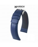 Bracelet Hirsch RUNNER bleu marine lisse 22mm