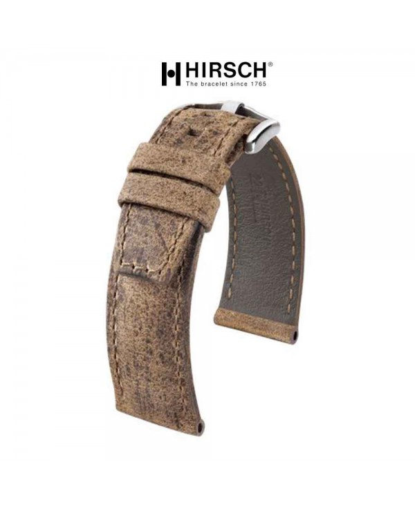 Watchstrap Hirsch TRITONE antelope 24mm 
