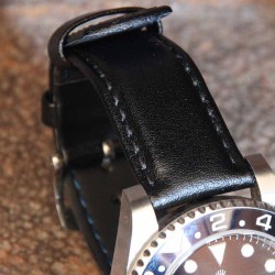 Watchstrap Hirsch RUNNER black 20mm