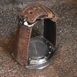 Watchstrap Hirsch TRITONE antelope 24mm 