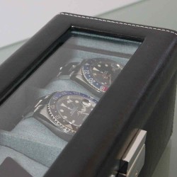 Black watchbox for 4 watches