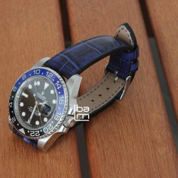 Bracelet montre AREZZO PATINO bleu 20mm