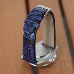 Bracelet montre AREZZO PATINO bleu 20mm