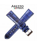 Watchstrap AREZZO PATINO blue 20mm