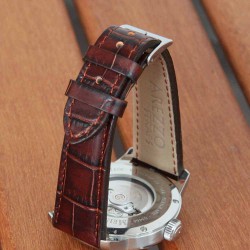 Bracelet montre AREZZO PATINO marron 20mm