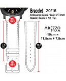 Bracelet montre AREZZO PATINO bleu 20mm