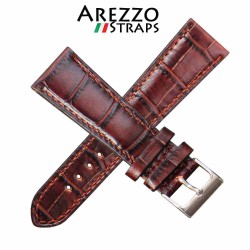 Bracelet montre AREZZO PATINO marron 20mm