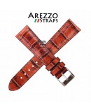 Bracelet montre AREZZO PATINO miel 20mm