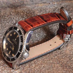 Watchstrap AREZZO PATINO honey 20mm