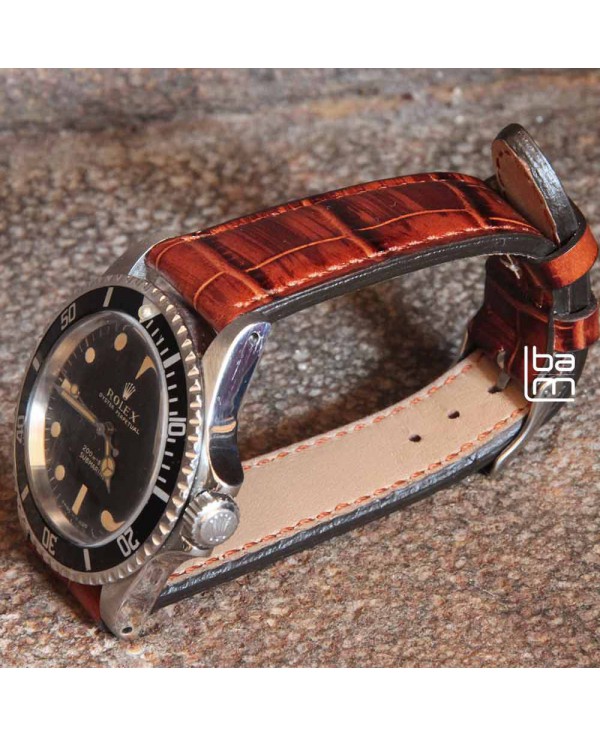 Watchstrap AREZZO PATINO honey 20mm