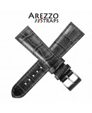 Bracelet montre AREZZO PATINO noir gris 20mm