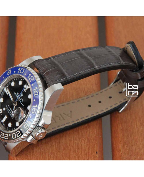 Bracelet montre AREZZO PATINO noir gris 20mm