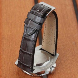 Watchstrap AREZZO PATINO grey 20mm