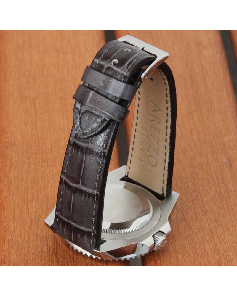Watchstrap AREZZO PATINO grey 20mm