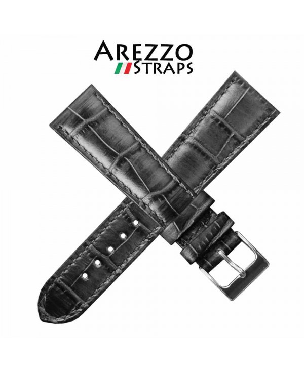 Bracelet montre AREZZO PATINO noir gris 22mm