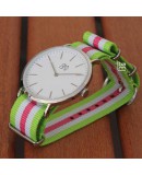 NATO Strap APPLE green and pink 20mm