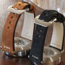 Watchstrap AREZZO SAFARI honey 24mm