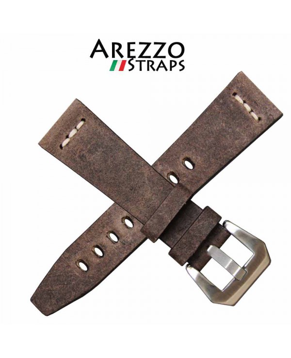 Bracelet montre AREZZO SAFARI marron 22mm