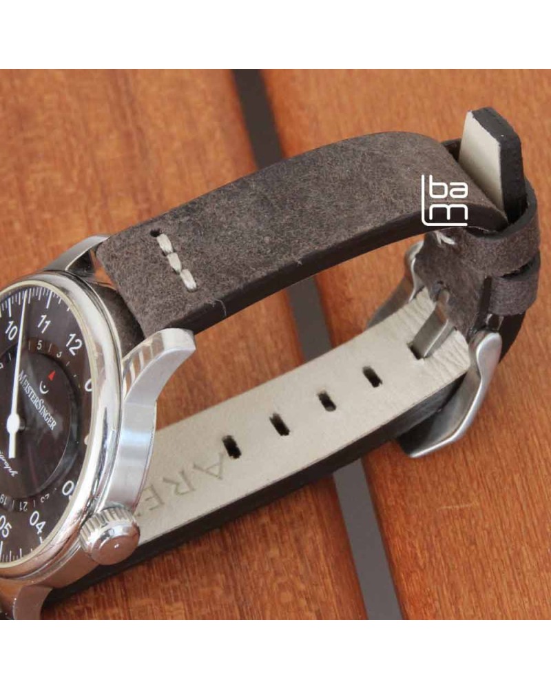 Watchstrap AREZZO SAFARI brown 24mm