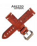 Bracelet montre AREZZO BUFFALO marron 20mm