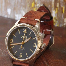 Watchstrap AREZZO BUFFALO brown 20mm