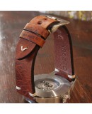 Bracelet montre AREZZO BUFFALO marron 20mm