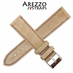 Bracelet AREZZO NUBUCK SLIM beige 18mm