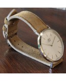 Watchstrap AREZZO NUBUCK SLIM beige 18mm