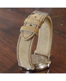 Bracelet AREZZO NUBUCK SLIM beige 18mm