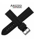 Bracelet montre AREZZO CORDA noir 20mm