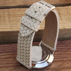 Watchstrap AREZZO CORDA beige 20mm