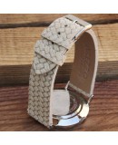 Bracelet montre AREZZO CORDA beige 20mm