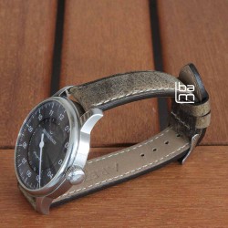 Watchstrap AREZZO RICCARDO beige 20mm