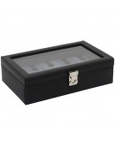 Watch Box leather and glass for 10 watches Fried23
