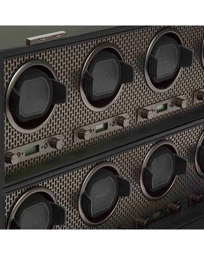 Watchwinder WOLF AXIS 8 black