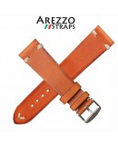 Watchstrap AREZZO VINTAGE leather honey 20mm