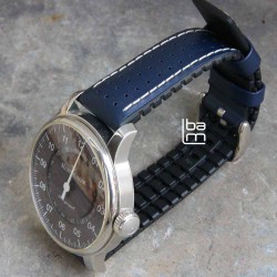 Watchstrap Hirsch TIGER Blue 20mm 