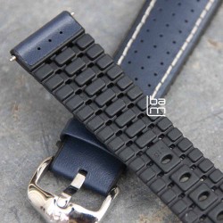 Watchstrap Hirsch TIGER Blue 20mm 