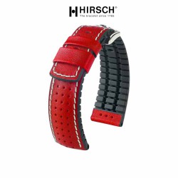 Watchstrap Hirsch TIGER RED 20mm 