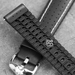 Bracelet Hirsch TIGER noir 20mm