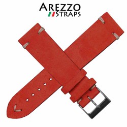 AREZZO NUBUCK Vintage Rouge 20mm