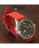 AREZZO NUBUCK Vintage Rouge 22mm