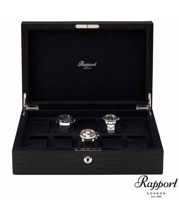 Rapport London Collector Box 10 watch black leather Rapport London Collector Box 10 watch black leather