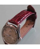 Watchstrap AREZZO Crocodile CLASSICO bordeaux 18mm