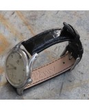 Watchstrap AREZZO Crocodile CLASSICO black 18mm