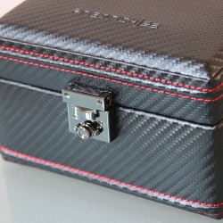 Carbon watchbox black and red Friedrich 4 watch