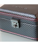 Carbon watchbox black and red Friedrich 4 watch