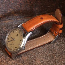 Watchstrap BIRDY OSTRICH honey 18mm