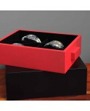 Drawer 6 watches Slipcase black and red Drawer 6 watches Slipcase black and red