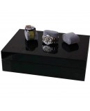 Watchbox black glossy for 10 watches AREZZO